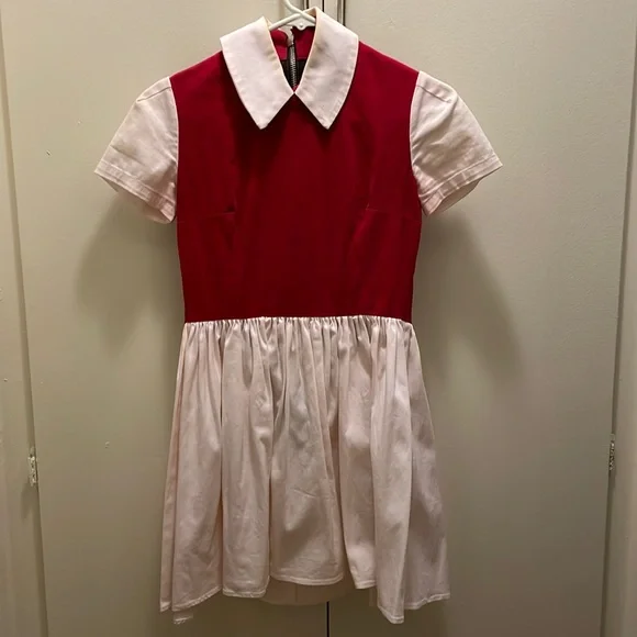 Deandri xs collar mini dress open back - Picture 2 of 6